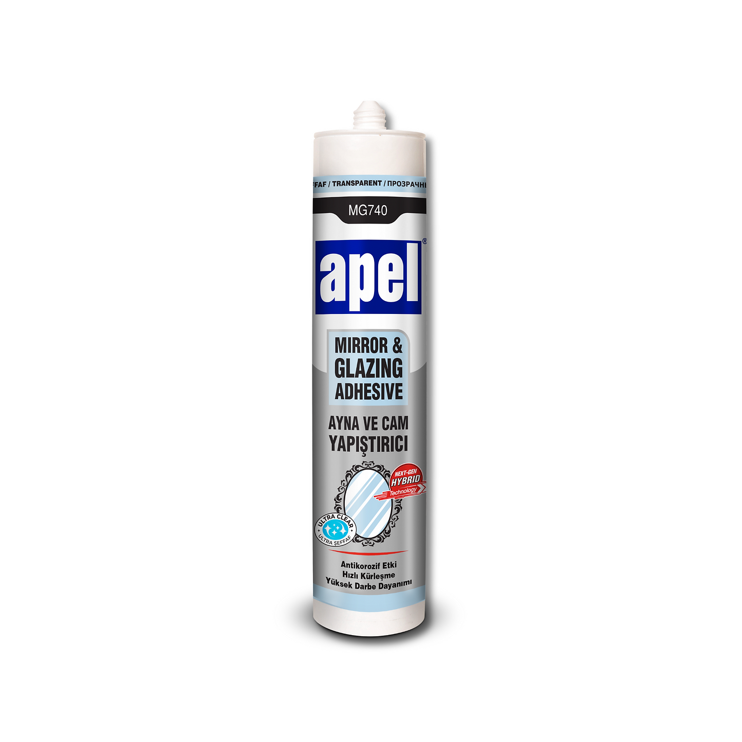 Apel MG740 Mirror and Glazing Adhesive