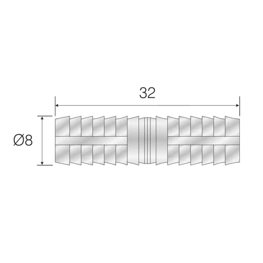 Plastic Dowel (with Thread)