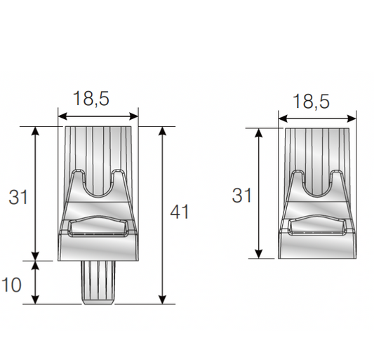 Sink Under Worktop Support Bar Holder