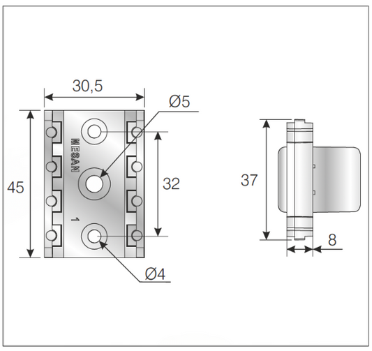 Plinth Clip and Bracket for Wood
