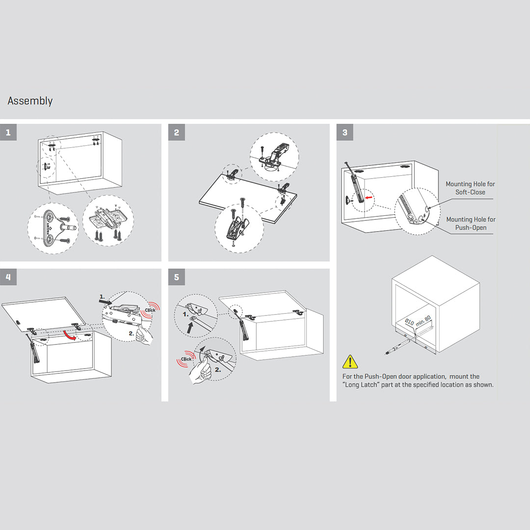 Slim Mech Single Lift-up Door System