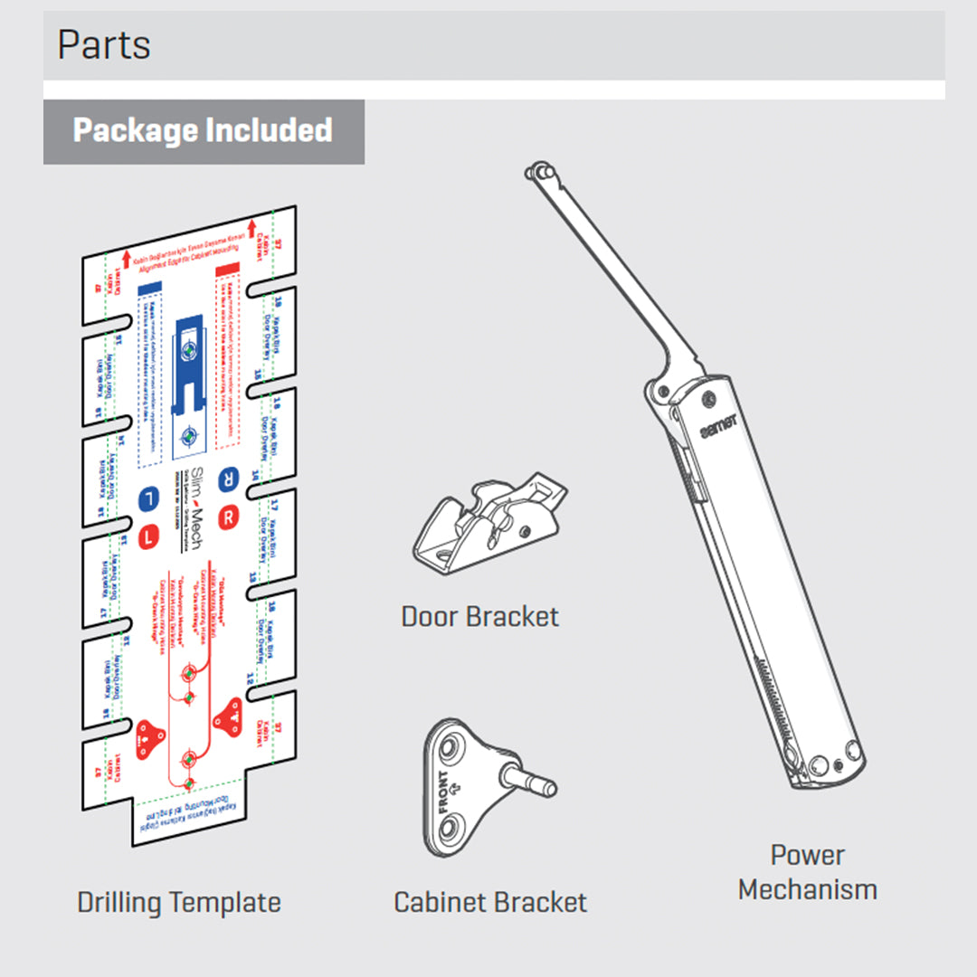 Slim Mech Single Lift-up Door System