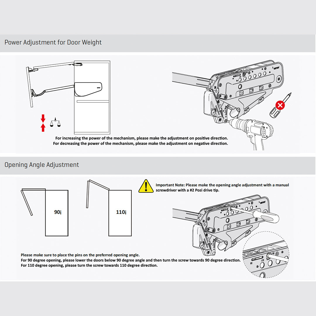 Multi Mech Mechanical Double Lift-up Door Systems