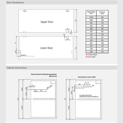 Multi Mech Mechanical Double Lift-up Door Systems