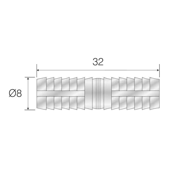 Plastic Dowel (with Thread)