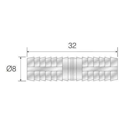 Plastic Dowel (with Thread)