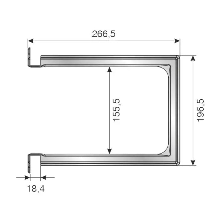 Rectangular Siphon Plastic Cover