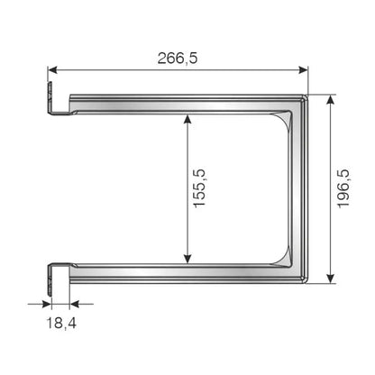 Rectangular Siphon Plastic Cover