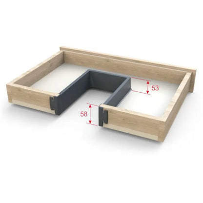 Rectangular Siphon Plastic Cover