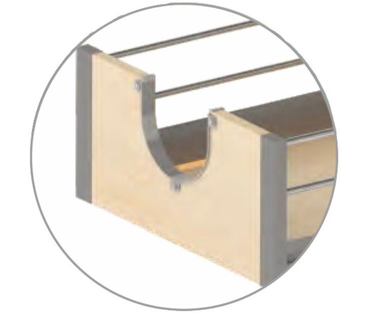 Vertical U-Bend Siphon Cover