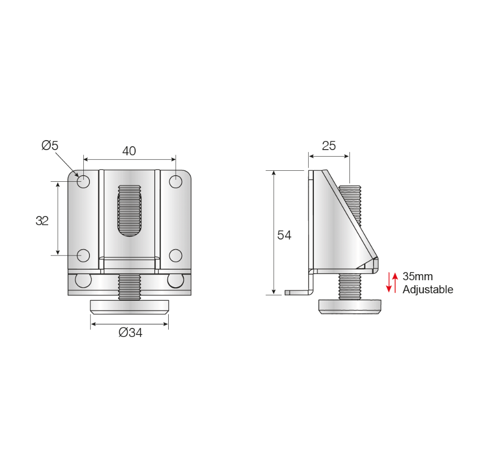 Adjustable Cabinet Leg