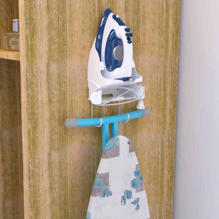 Iron and Ironing Board Holder