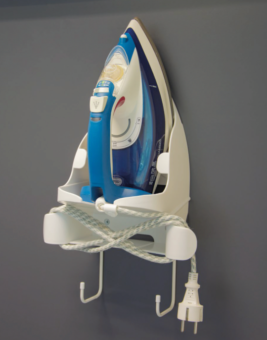 Iron and Ironing Board Holder