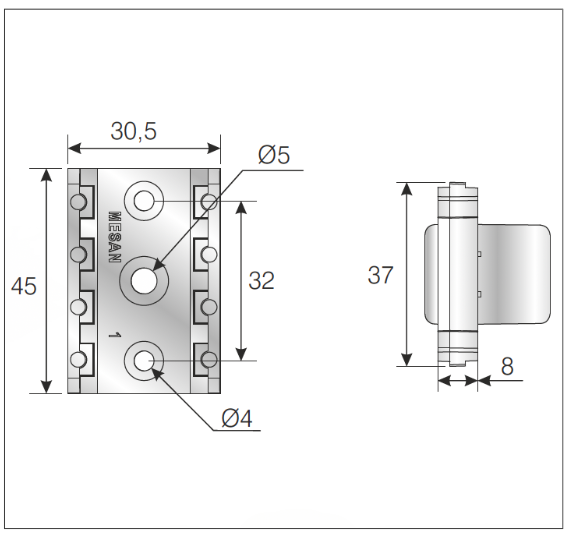 Plinth Clip and Bracket for Wood
