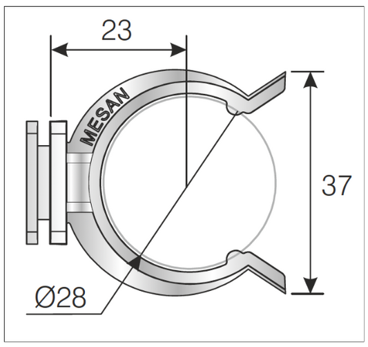 Plinth Bracket for Aluminium Rail