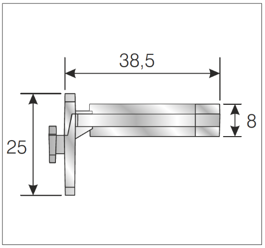 Plinth Bracket for Aluminium Rail
