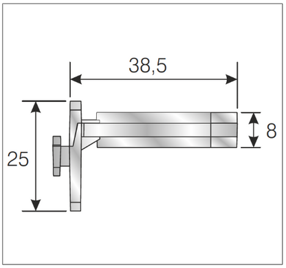 Plinth Bracket for Aluminium Rail