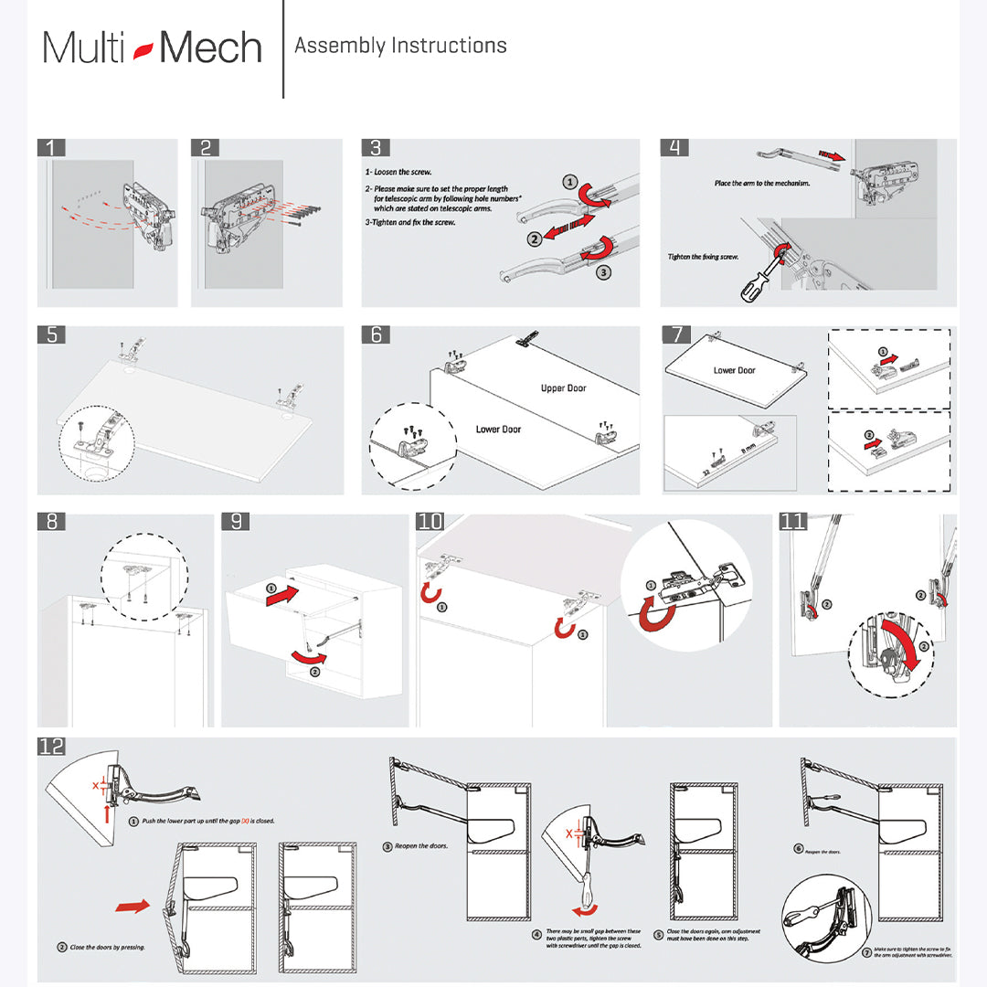 Multi Mech Mechanical Double Lift-up Door Systems