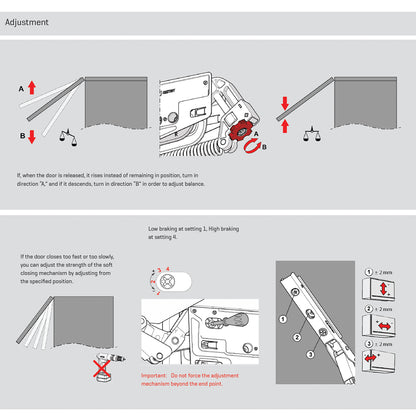 Solo Mech Hingeless Single Lift-up Door Mechanism