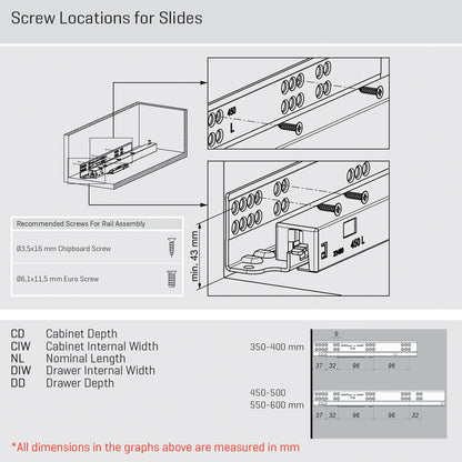 Smart Slide Push-Open Full Extension Soft Close Drawer Lock Fix