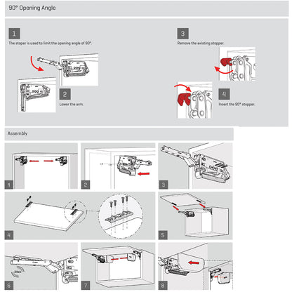 Solo Mech Hingeless Single Lift-up Door Mechanism