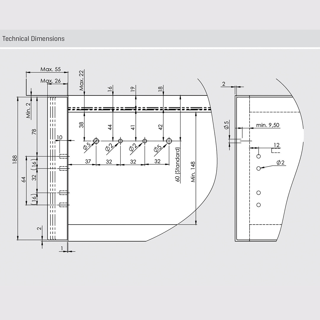 Solo Mech Hingeless Single Lift-up Door Mechanism